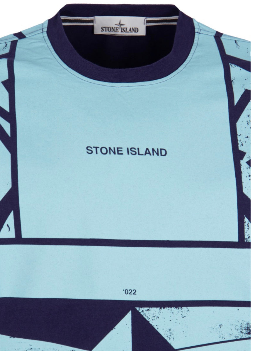 Stone Island Mosaic Print T-Shirt