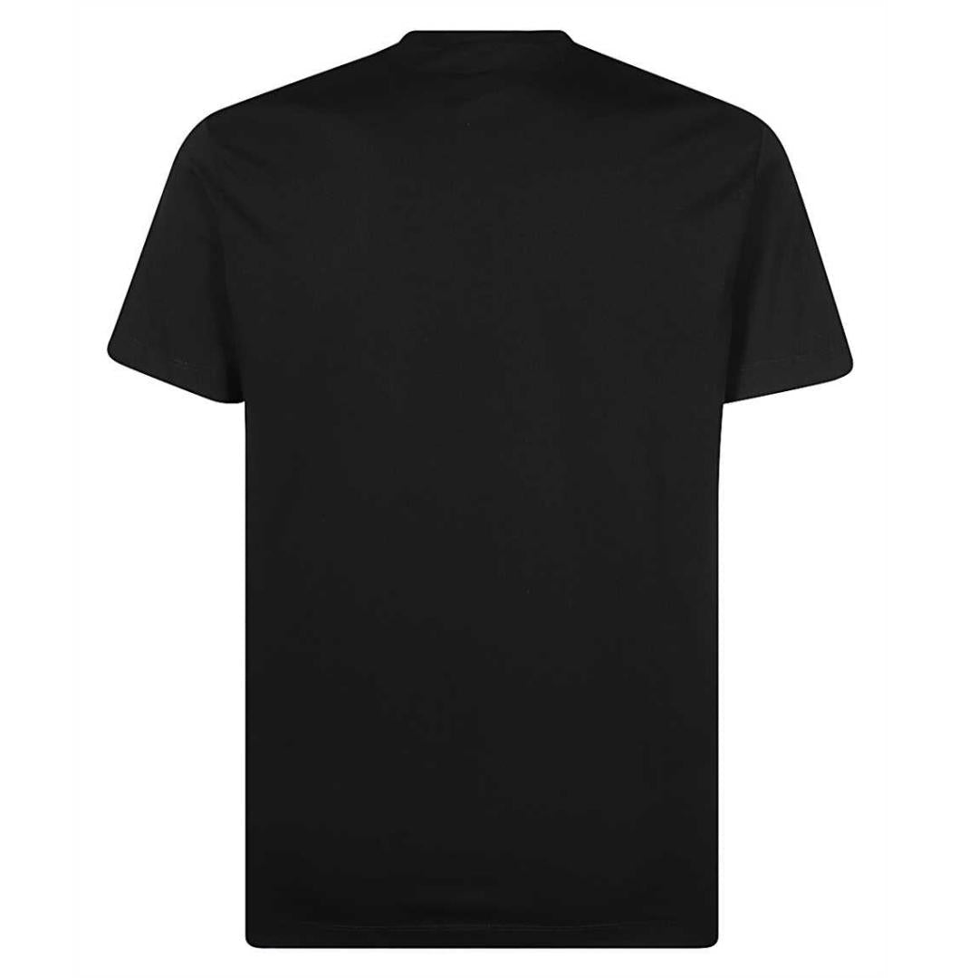 Dsquared2 Multi Brand Fading Logo Black T-Shirt
