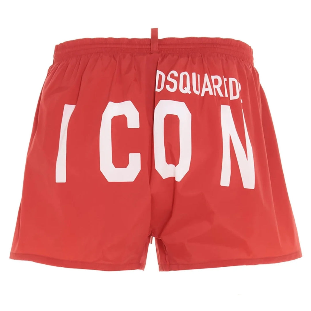 Dsquared2 Red ICON Swim Shorts