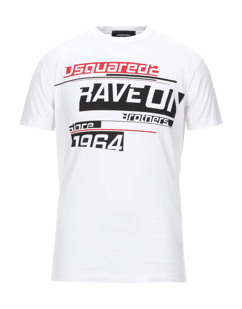 Dsquared2 “RAVE ON” Logo T-Shirt
