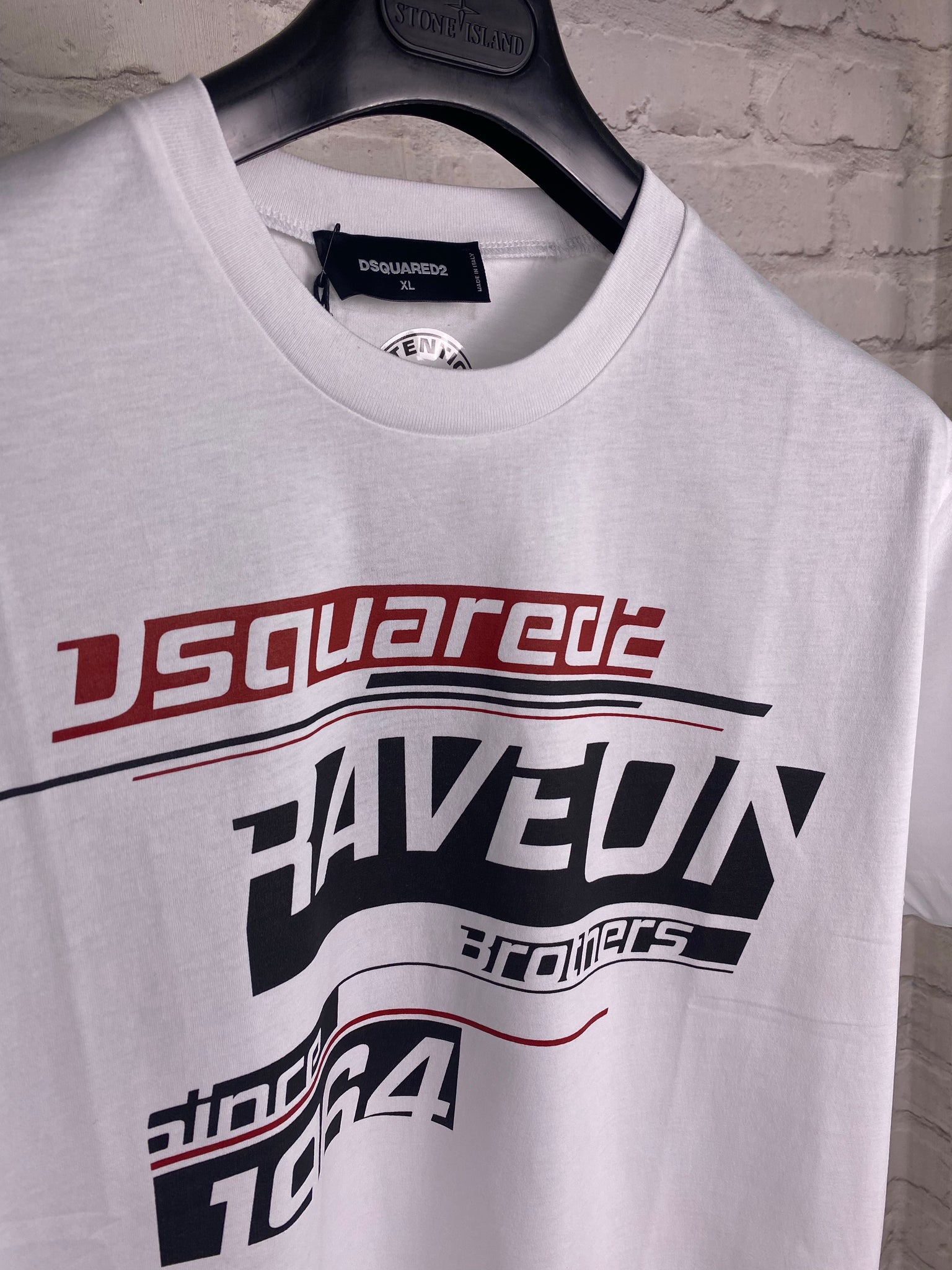 Dsquared2 “RAVE ON” Logo T-Shirt