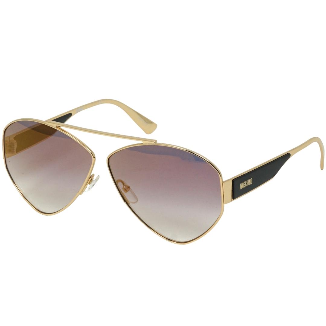 Women’s Moschino Gold Sunglasses