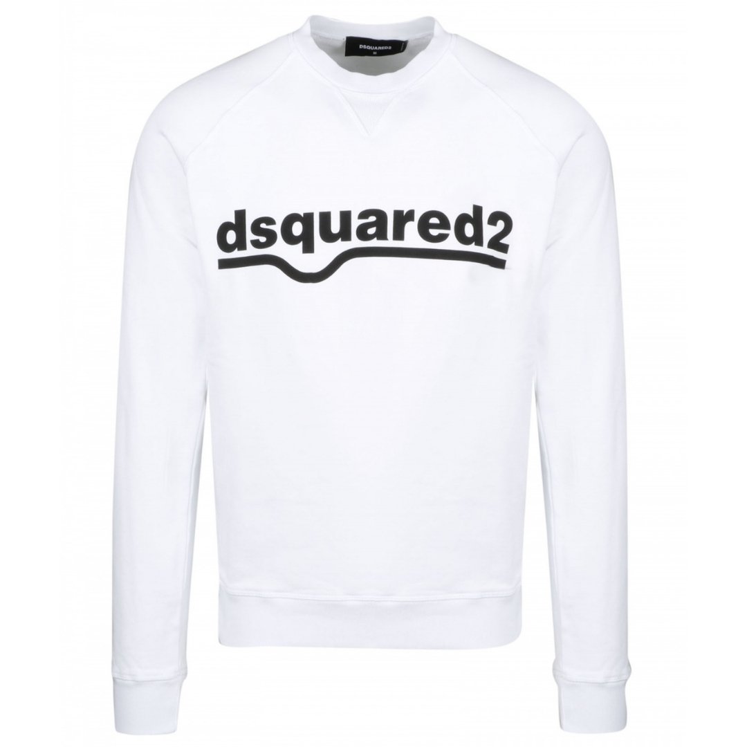 Dsquared2 White Logo Sweater