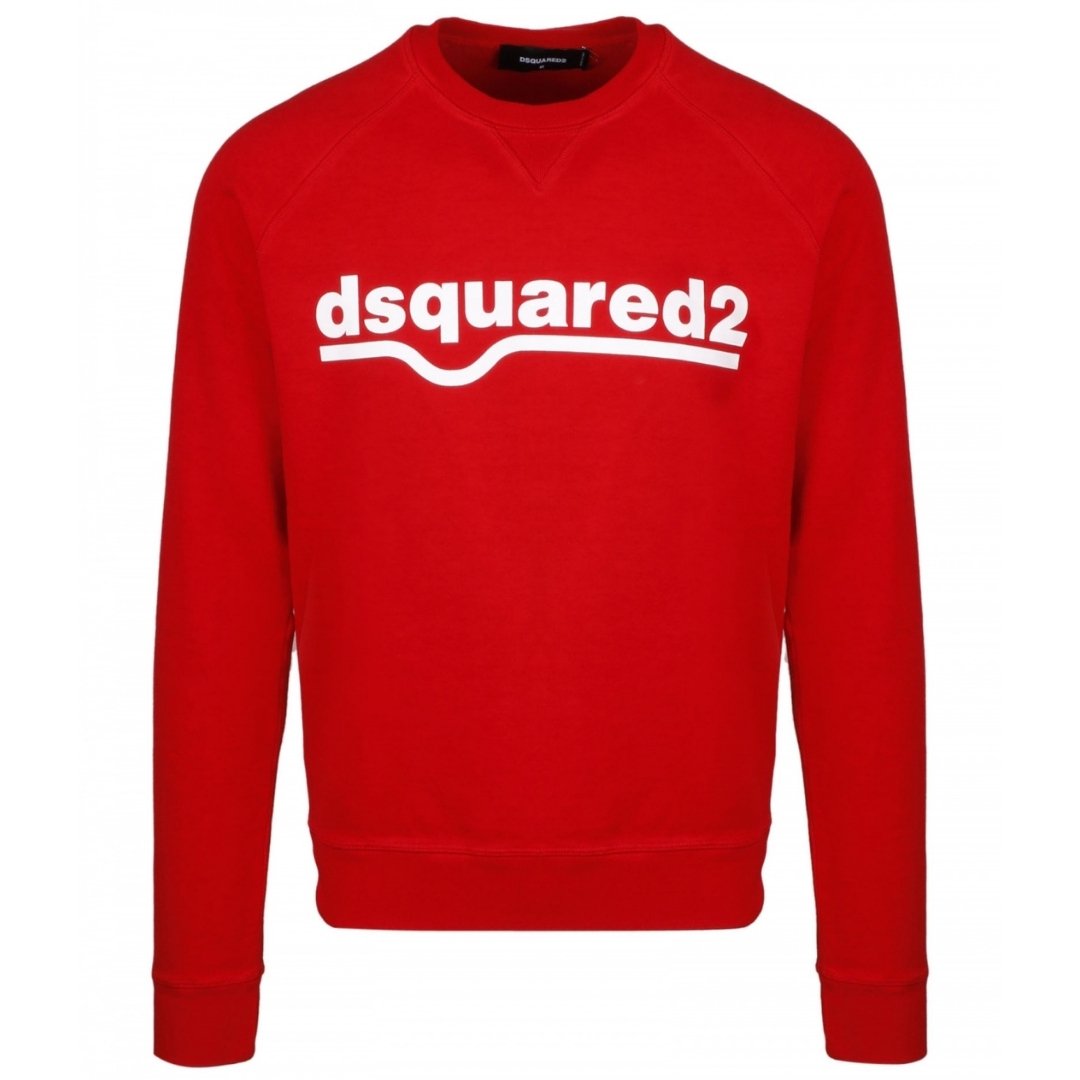 Dsquared2 Red Logo Sweater
