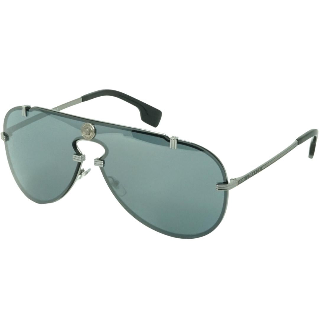 Men’s Versace Silver Sunglasses